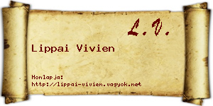 Lippai Vivien névjegykártya